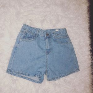 Denim shorts